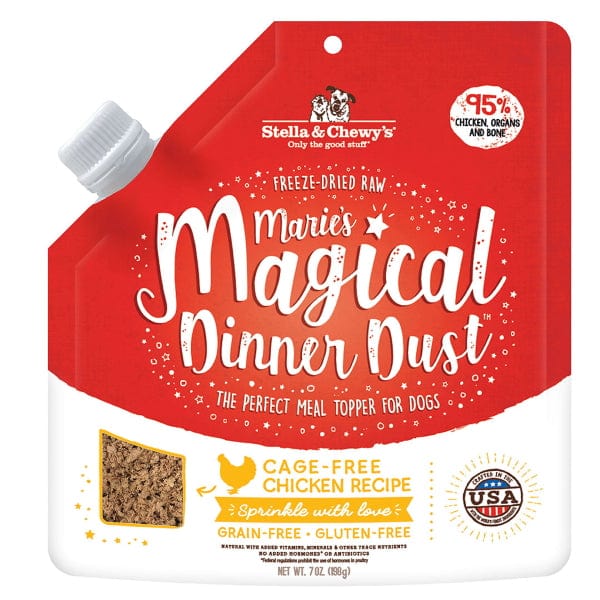 Stella & Chewy's Chicken Recipe Meal Topper - Marie’s Magical Dinner Dust for Fussy Dogs
