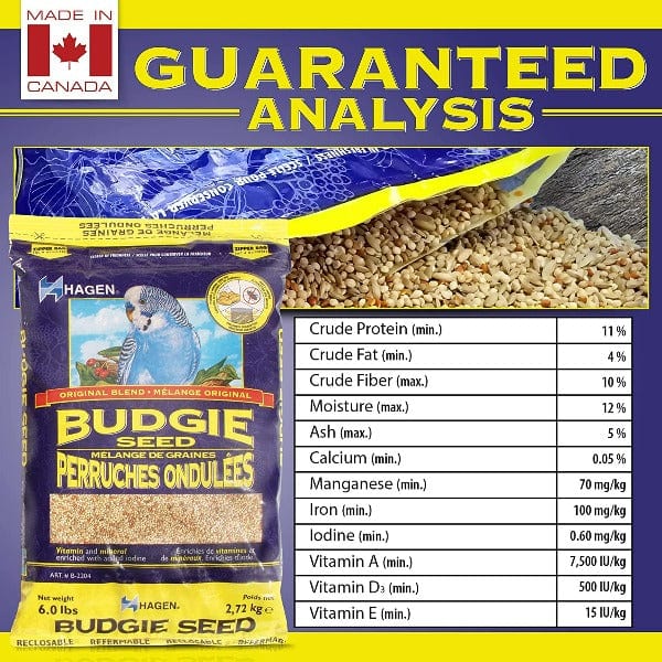 High - Quality Hagen VME Seed Blend for Budgies