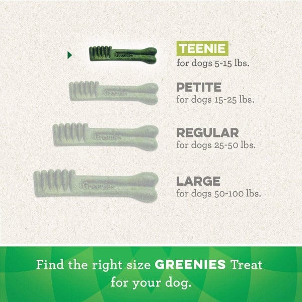 Greenies Teenie Original Flavor Dental Treats for Small Dogs