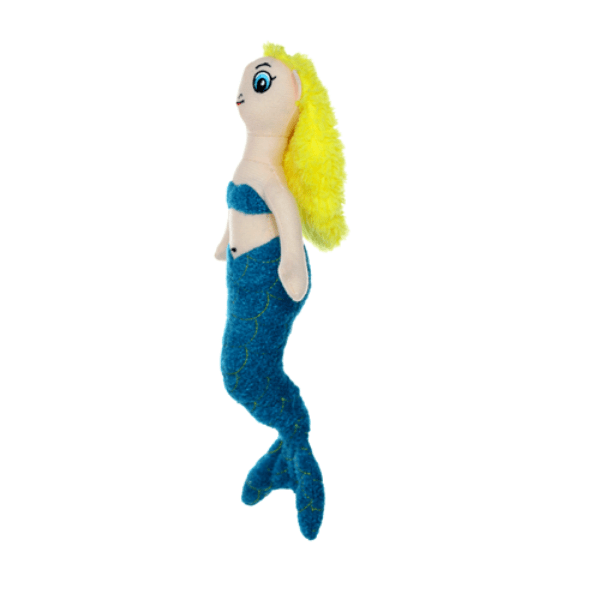 Tuffy Mighty Mythical Junior Mermaid-themed Dog Interactive Play Toy