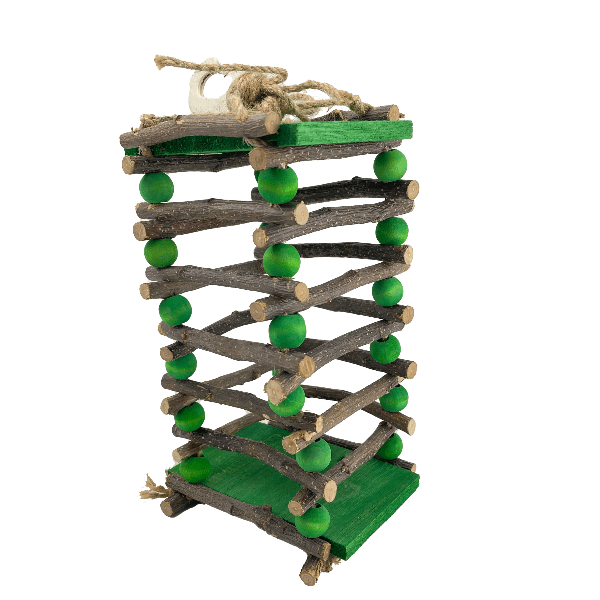 Safe and Innovative Moss Hollow Apple Stick Hay Feeder for Small Pets