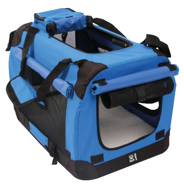 M-PETS Foldable and Portable Flow Dog Crate for Indoor and Outdoor Use