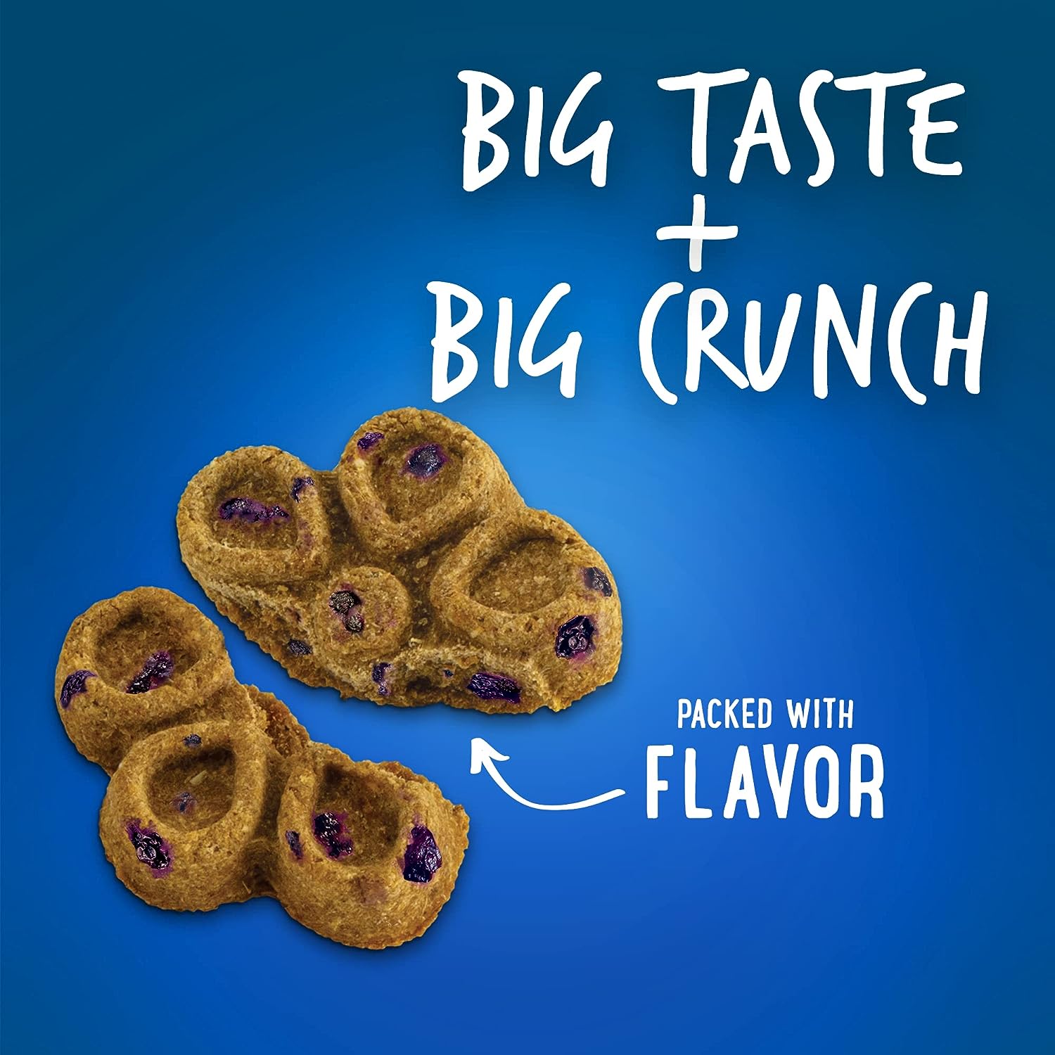 Fruitables Premium Biggies Dog Treats with Pumpkin and Blueberries