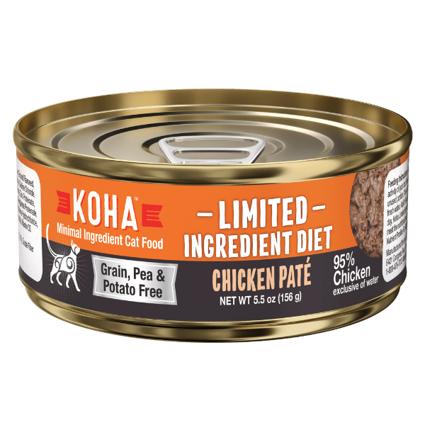 KOHA Canned Chicken Pate Cat Food - Ideal for Cats with Dietary Sensitivities
