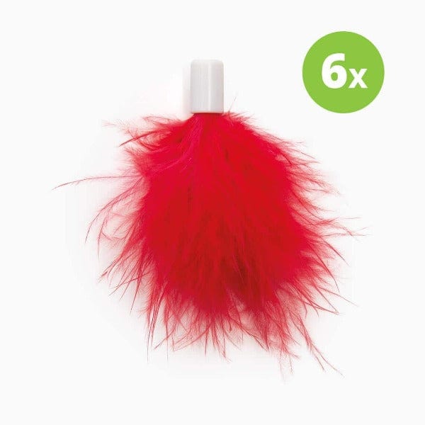 Catit Senses 2.0 Mushroom Set of Red Replacement Feather Accessories
