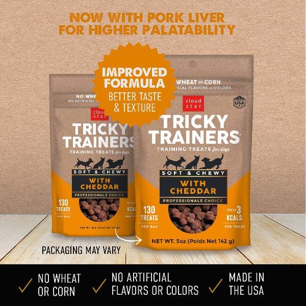 Cloud Star Soft & Chewy Cheddar-Flavored Dog Training Treats