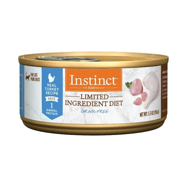 Grain-Free Instinct L.I.D Canned Cat Food with Real Cage-Free Turkey