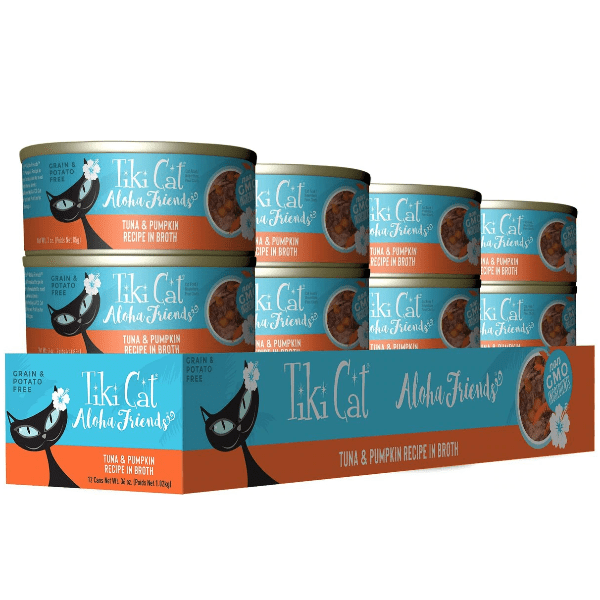 Tiki Cat Aloha Friends Grain - Free Canned Cat Food with Tuna & Pumpkin
