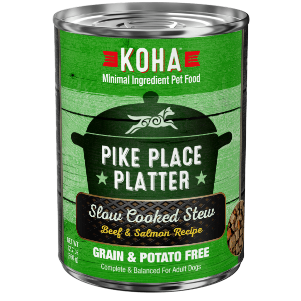 KOHA Premium Canned Dog Food - Pike Place Platter Slow - Cooked Stew