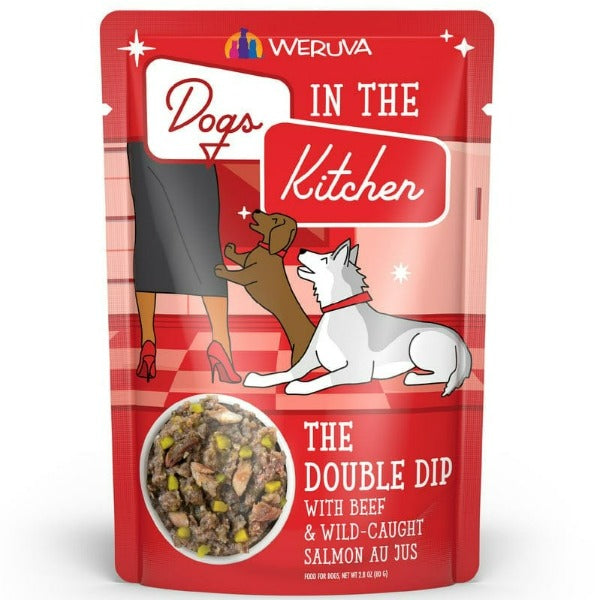 Double Dip Pouch Dog Food by Dogs in the Kitchen - A Tasty Meal for Canine Companions