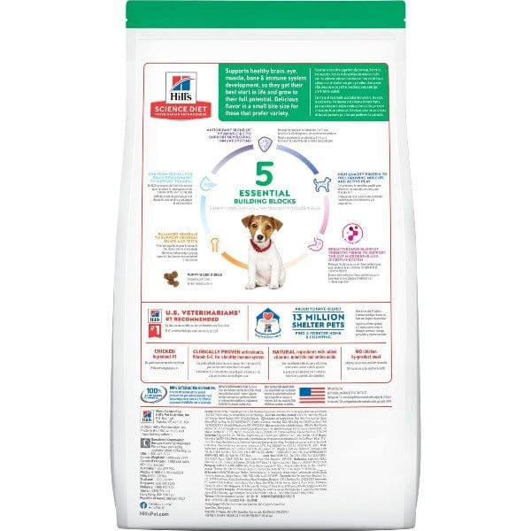 Hill's Science Diet Puppy Dry Dog Food: Chicken & Brown Rice Small Bites Recipe