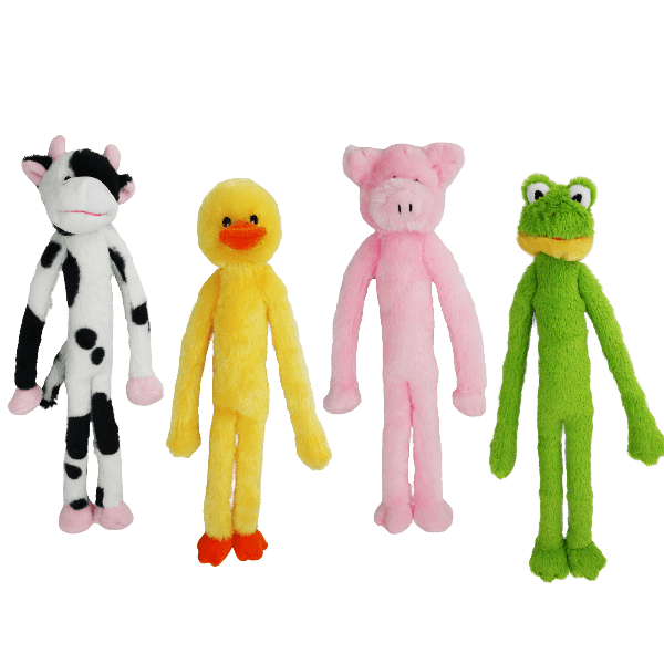 Multipet Mini Swingin Slevins Soft and Huggable Plush Dog Toy for Endless Playtime