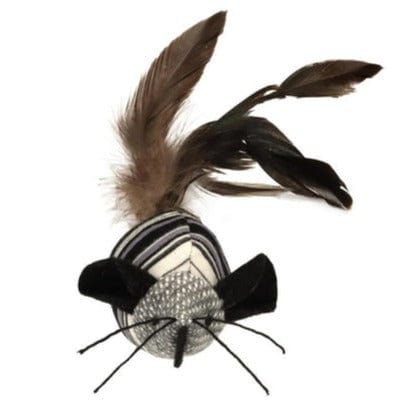 Super Turbo Interactive Feather & Jingle Cat Mouse Toy