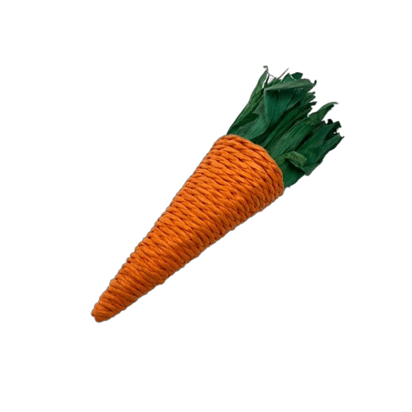 Moss Hollow Safe Natural Corn - Shaped Carrot Toy for Small Pets