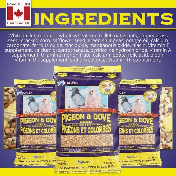 High - Quality Hagen VME Seed Blend for Pigeons and Doves