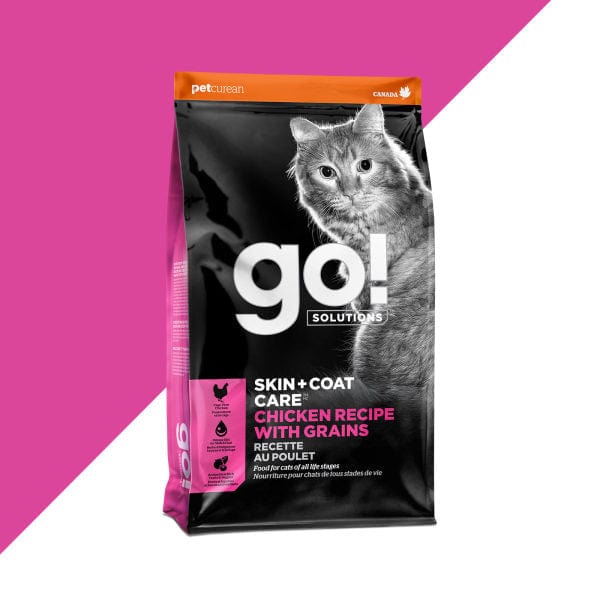 GO! Solutions Grain-Included Chicken Recipe Dry Cat Food for Skin & Coat Care