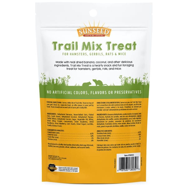 Banana & Coconut Sunseed Trail Mix Treat for Small Rodent Pets