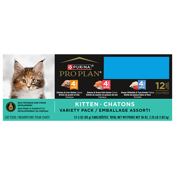 Purina Pro Plan Focus Kitten Canned Food - A Delightful Variety Pack for Young Kittens