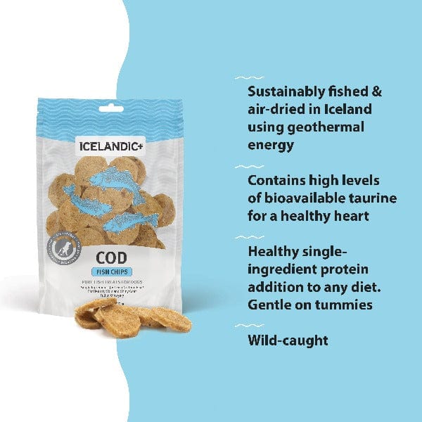100% Pure Icelandic Cod Fish Chips - Special Order Dog Treats