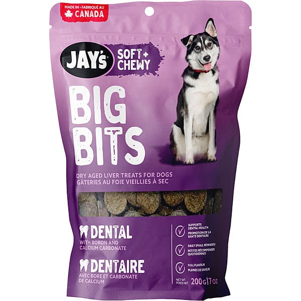 Jay's Natural Soft & Chewy Big Bites Dental Treats for Dogs