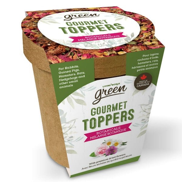Living World Green Gourmet Botanical Toppers for Small Pets and Reptiles