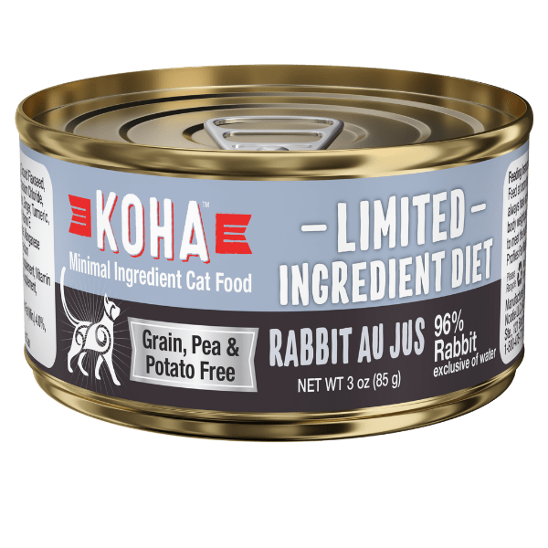 KOHA LID Premium Rabbit Pate Canned Cat Food - Ideal for Cats with Dietary Sensitivities