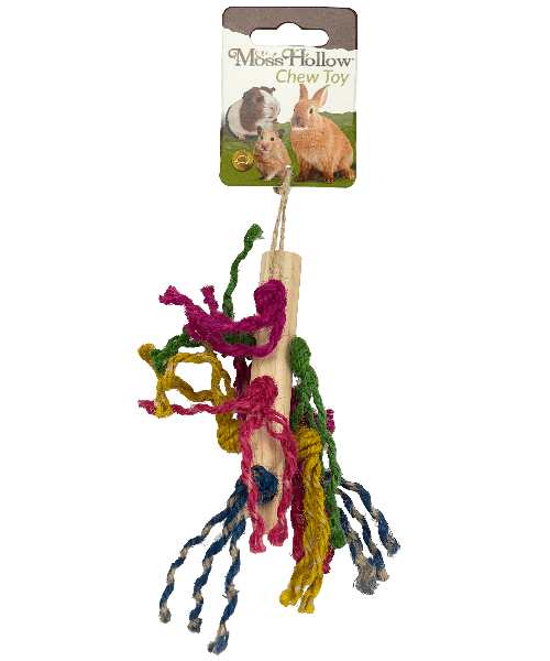Moss Hollow Safe and Colorful Rainbow Knot Stick for Pets