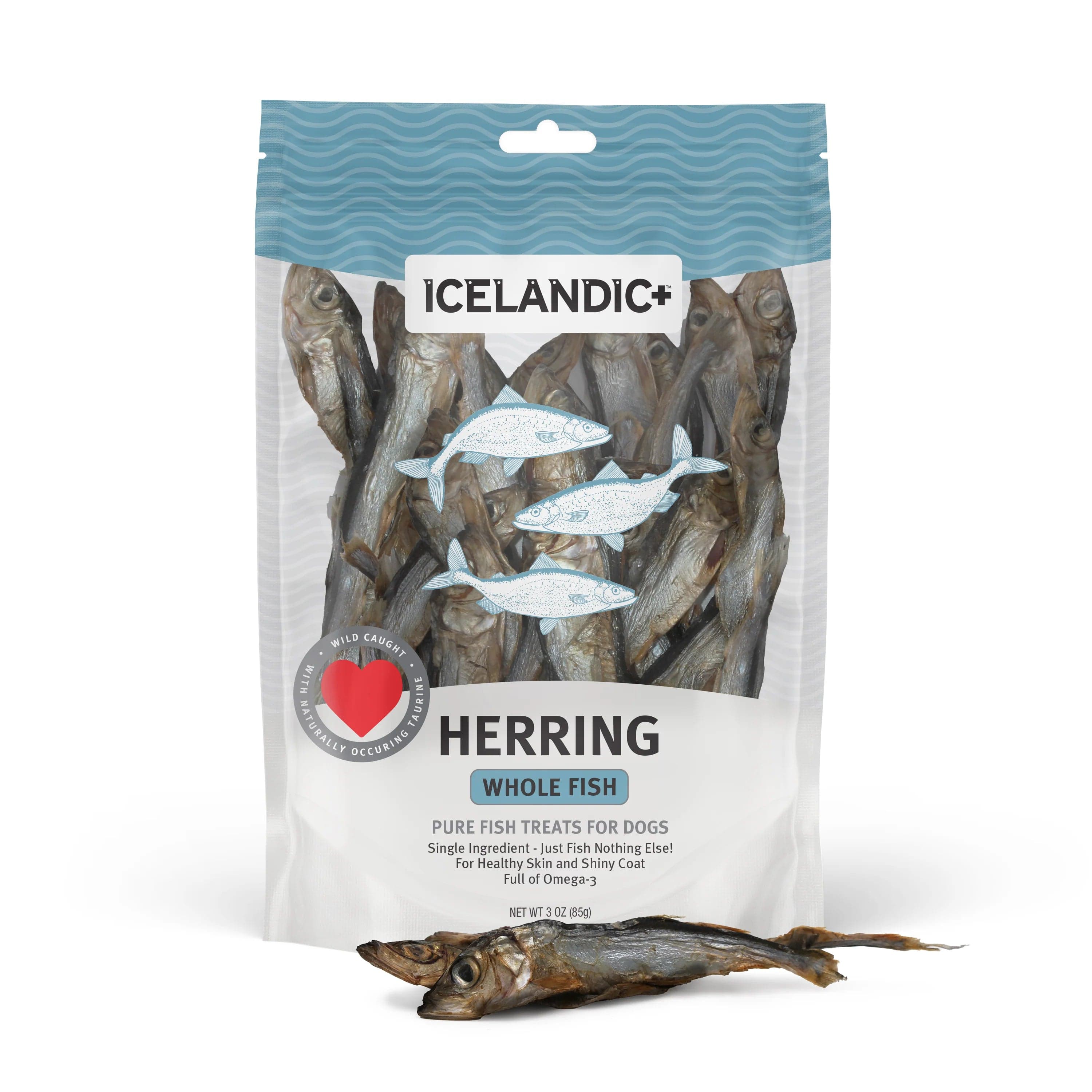 100% Pure Icelandic Whole Herring Dog Treats - A Special Order, Grain - Free Delight for Your Canine Friend