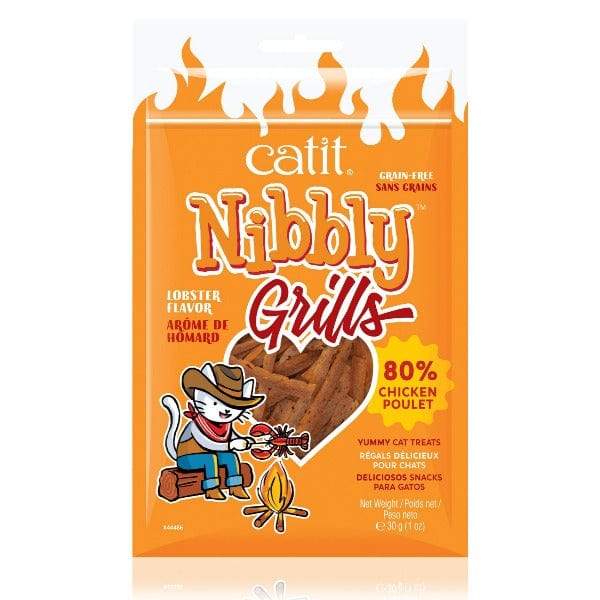 Catit Tasty Chicken & Lobster Recipe Nibbly Grills Cat Treats