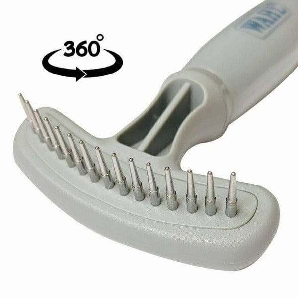 Wahl Professional Cat De-Shedding Rake-Style Brush for Healthy Fur and Skin