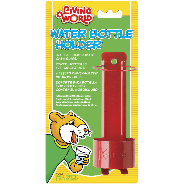 Living World Rust - Resistant Metal Water Bottle Holder for Small Pets