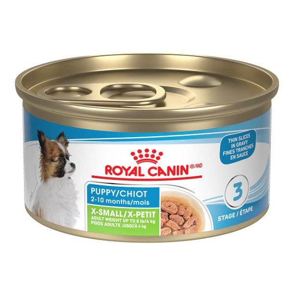 Royal Canin Canned Dog Food for Extra-Small Puppies - Thin Slices in Gravy, 85g Pack