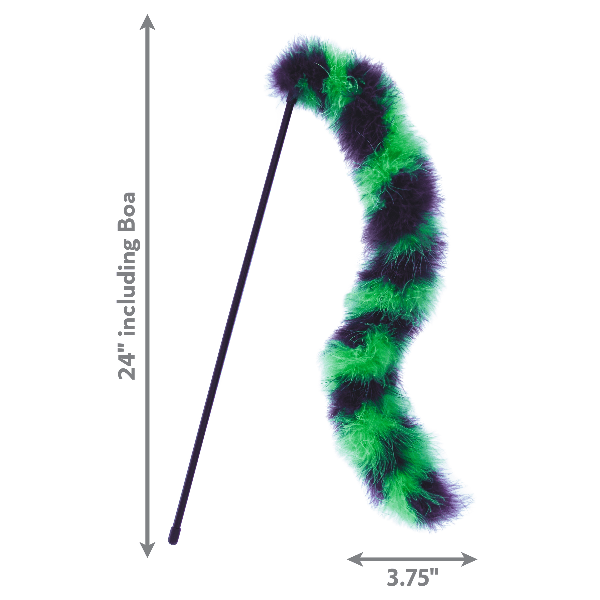 KONG Twisted Active Boa Teaser - Ideal Cat Toy for Hunting Instincts