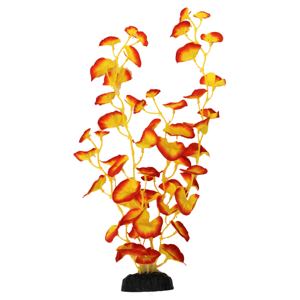Orange Cardamine Silk Aquarium Plant: Realistic 40 cm (16') Fish Gear