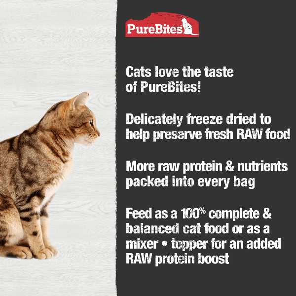 PureBites Freeze - Dried Single - Protein Chicken Recipe Cat Food Topper: A Premium Dietary Option for Feline Friends