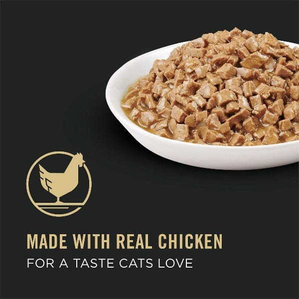 Purina Pro Plan Adult Canned Cat Food - Chicken Entree in Savory Gravy for Urinary Tract Health