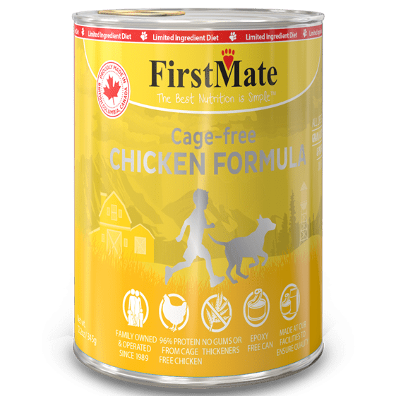 FirstMate Cage-free Chicken Limited Ingredient Canned Dog Food for All Life Stages