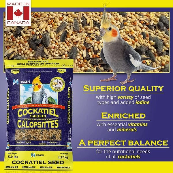 High - Quality Hagen VME Seed Blend for Cockatiels - Staple Diet