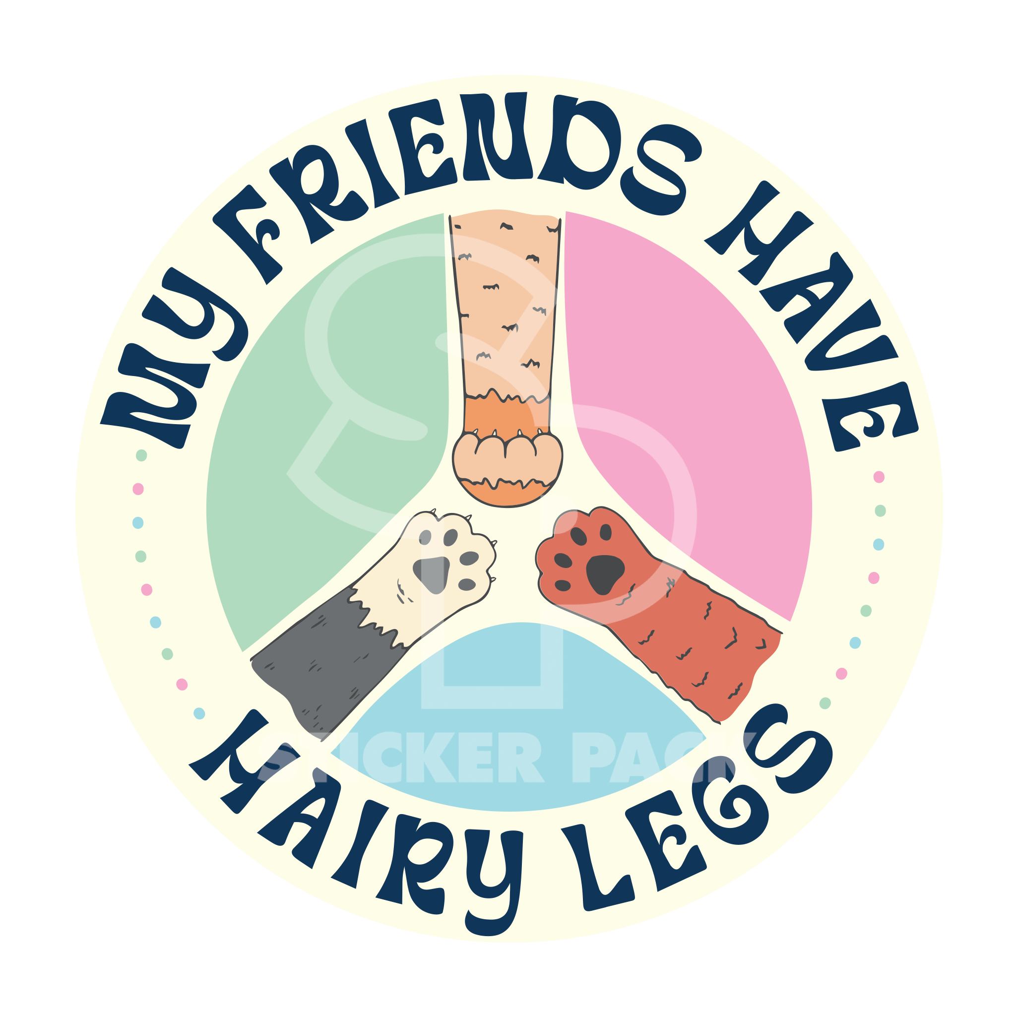 Matte Finish Cat Sayings Sticker Pack - Ideal for Hairy Friend Lovers