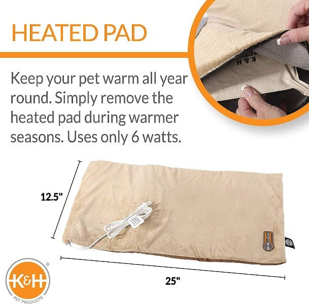 K&H Affordable Dual-Thermostat Heated Thermo Kitty Mat