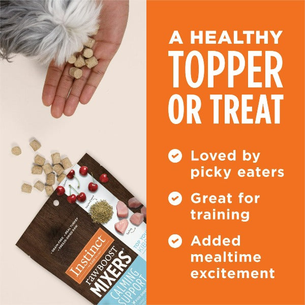 Instinct Raw Boost Freeze - Dried Mixers Tranquility, a Premium Dog Food Topper for Calmness, 5.5oz
