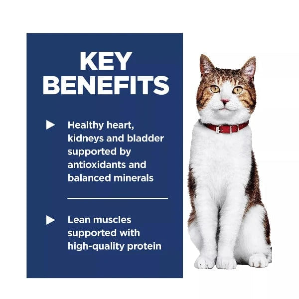 Hill's Science Diet Dry Cat Food with Chicken Recipe for Adult Cats Aged 7 and Above