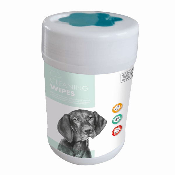M-PETS Daily-Use Antibacterial Dog Cleaning Face Wipes (80 Wipes)