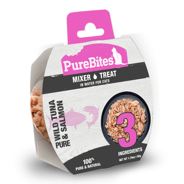 Purebites Premium Mixers for Cats: Delightful Wild Tuna and Salmon Blends