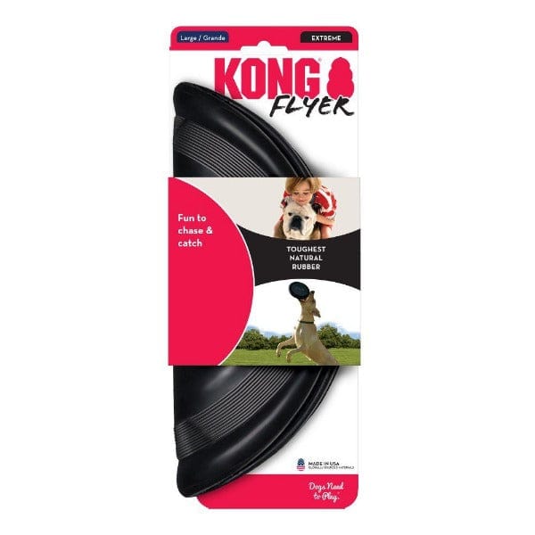 KONG Durable Extreme Flyer Dog Toy for Safe Outdoor Fetch