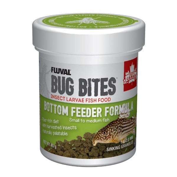 Fluval Bug Bites 45g Sinking Granules for Bottom Feeder Fish