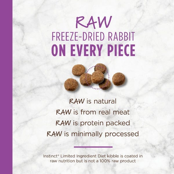 Instinct Limited Ingredient Diet Dry Cat Food with Real Farm - Raised Rabbit, 4.5lb