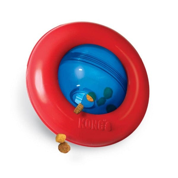 KONG Interactive Gyro Treat - Dispensing Dog Toy for Larger Dogs