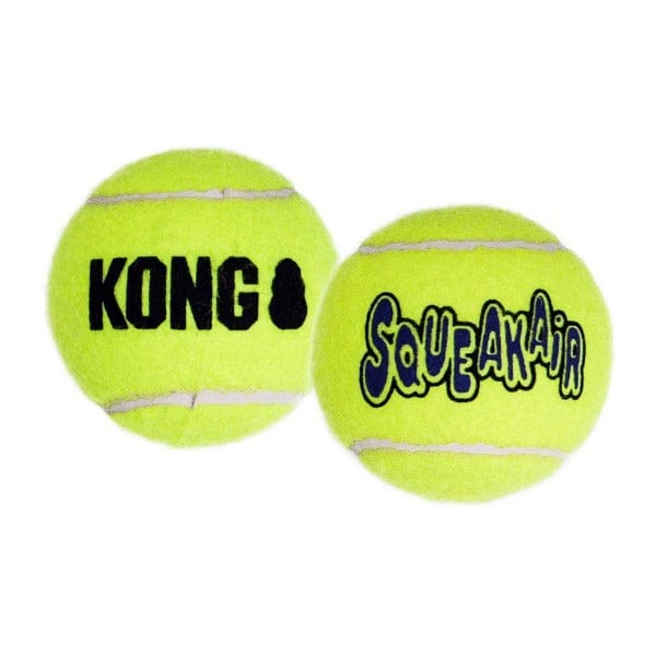 KONG SqueakAir Balls - Premium Dog Fetch Toy Combining Tennis Ball and Squeaker