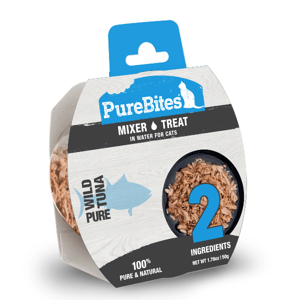 PureBites Wild Tuna Mixers - Premium Limited Ingredient Cat Treats, Toppers, and Appetizers
